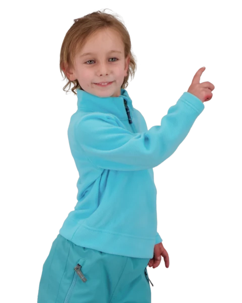 Obermeyer Ultra Gear Zip Top - Baby Blues 5 Obermeyer Ultra Gear Zip Top - Baby Blues - Image 3